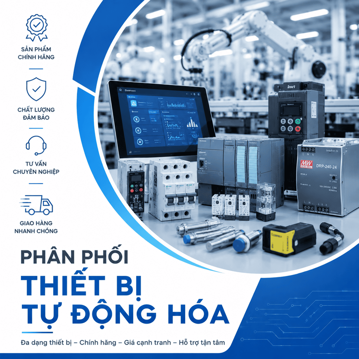 Phân phối thiết bị tự động hóa